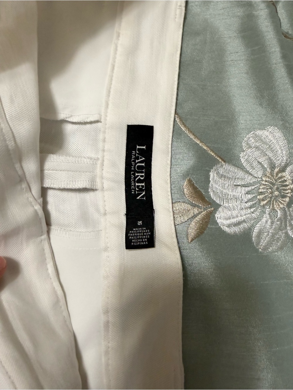 Ralph Lauren white High-Rise Wide-Leg Linen Pants - Picture 6 of 10